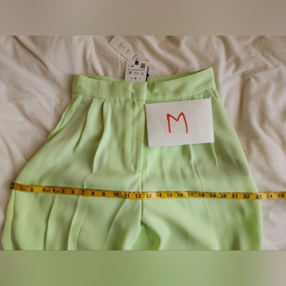 Zara trousers Light Green BNWT. Trousers/PANTS ONLY - Picture 12 of 15